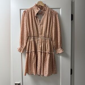 NWT The Shirt by Rochelle Berhens long sleeve mini dress size XS